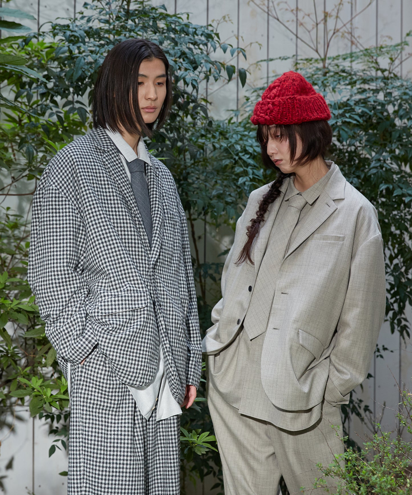 ハンドニットグラデーションCAP