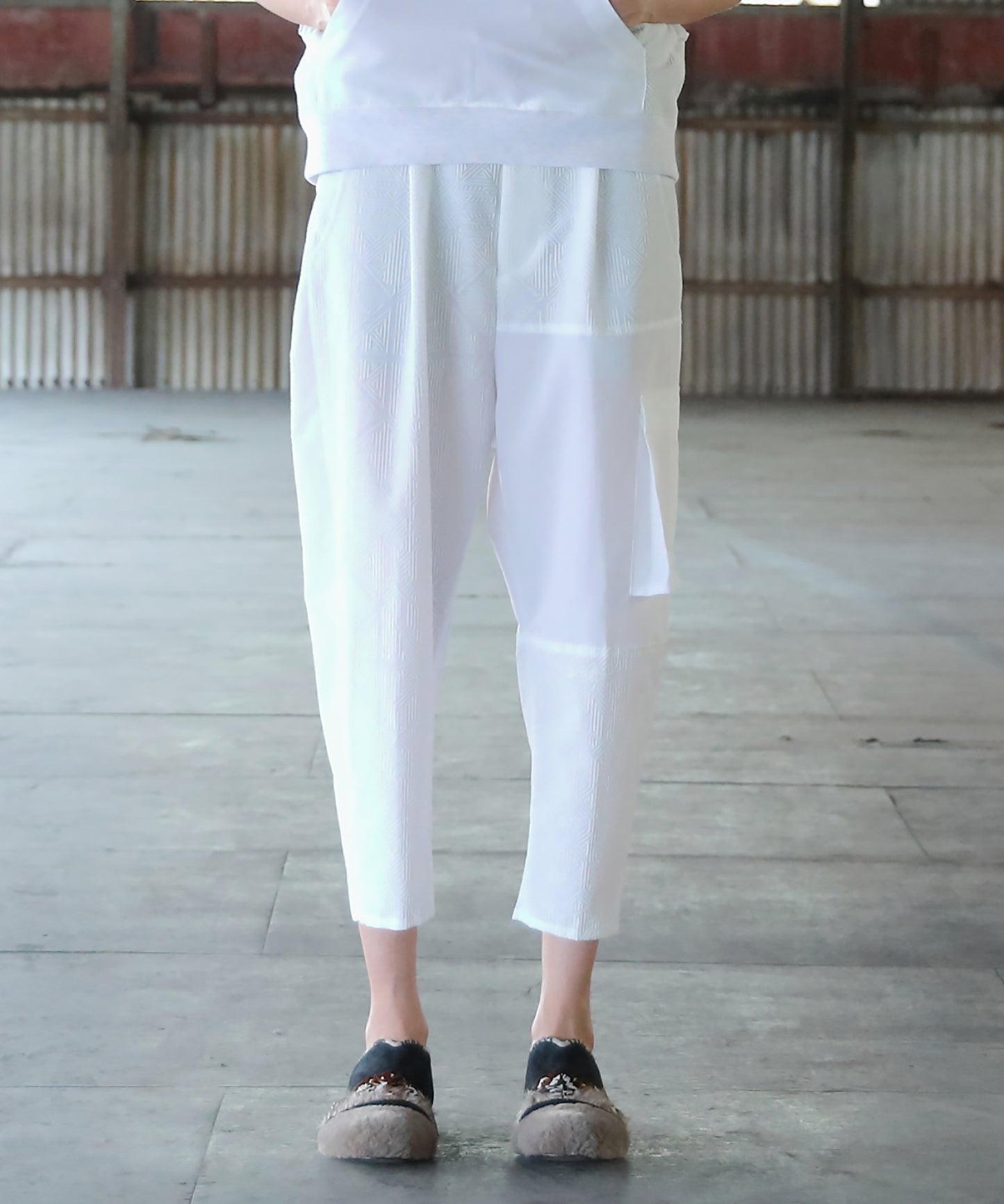 Stone Yard Floc Wide Pants