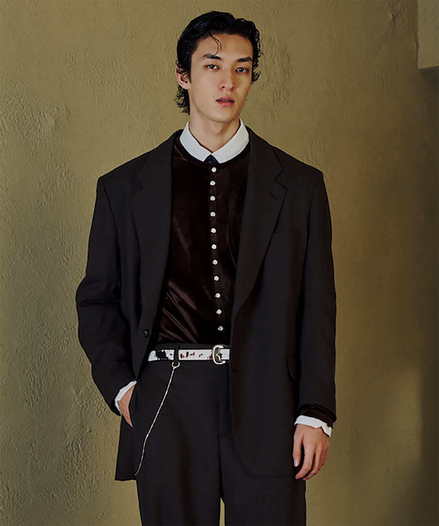 DRAPING OVER TAIROLED JACKET