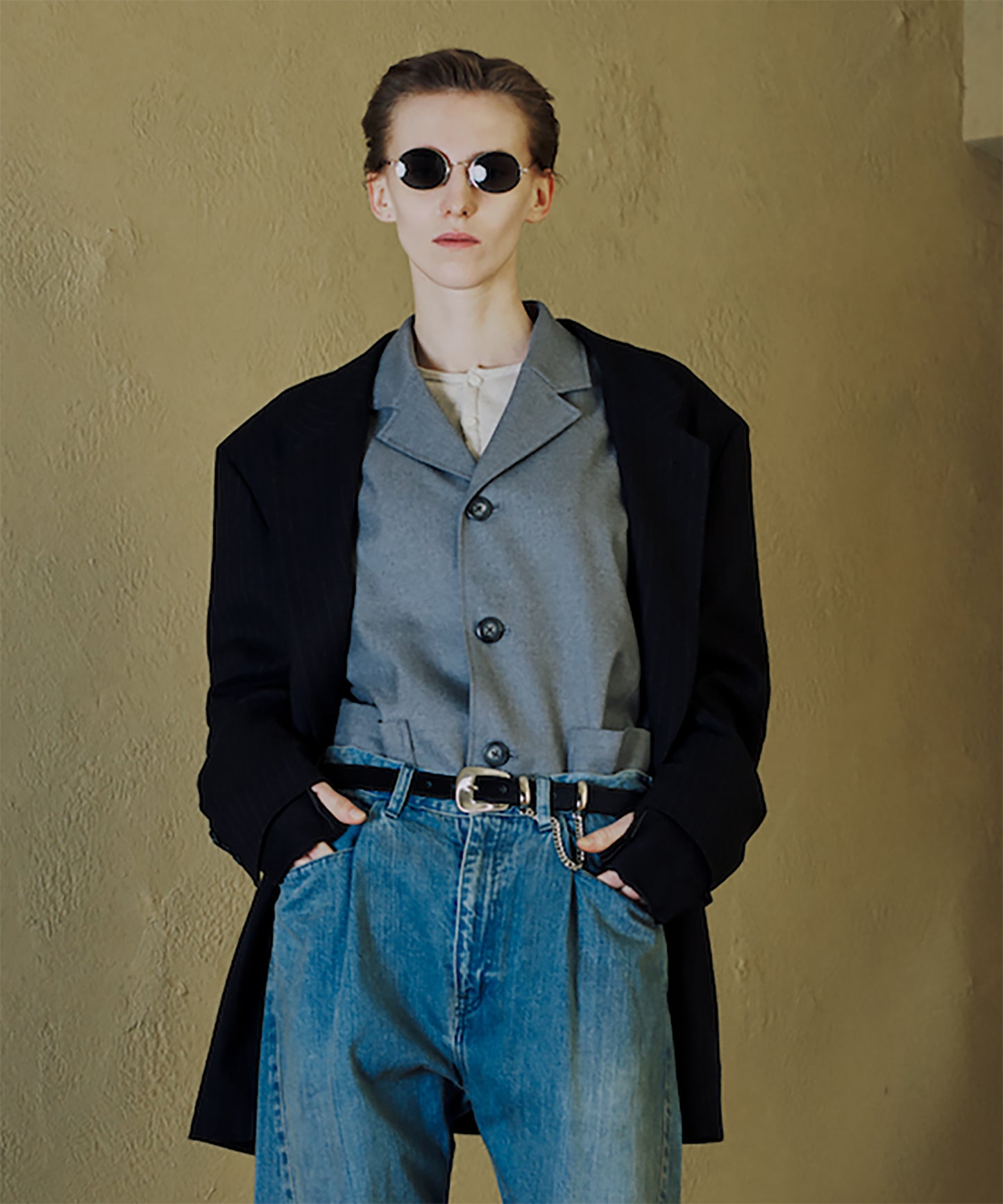 DRAPING OVER TAIROLED JACKET