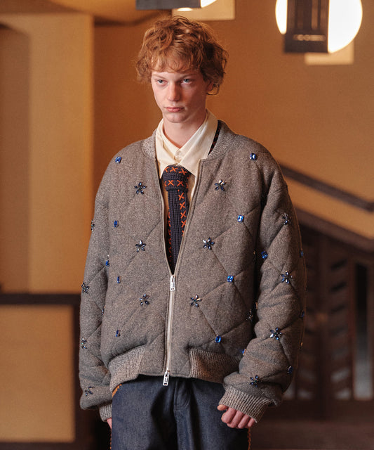 QUILTED ORNAMENT BLOUSON