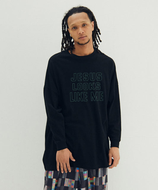 JESUS LOOKS Emboroi L/S Tee