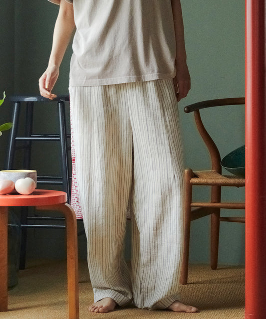 SHEMAGH LACE WIDE PANTS