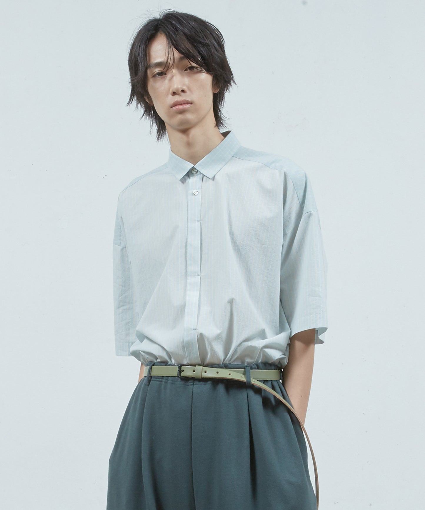 ショートスリーブトレンチ シャツ