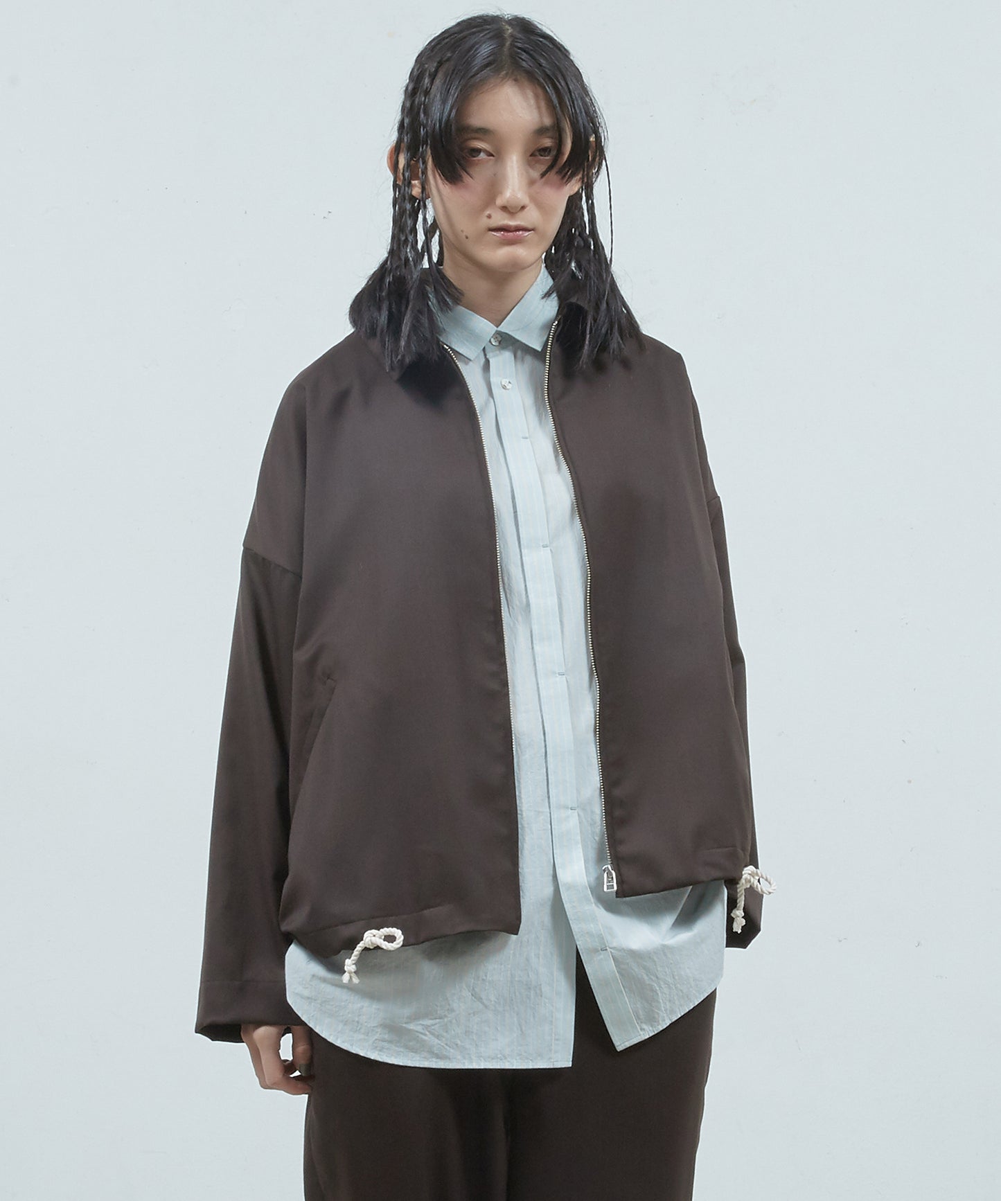 よそいきZipアップブルゾ ン