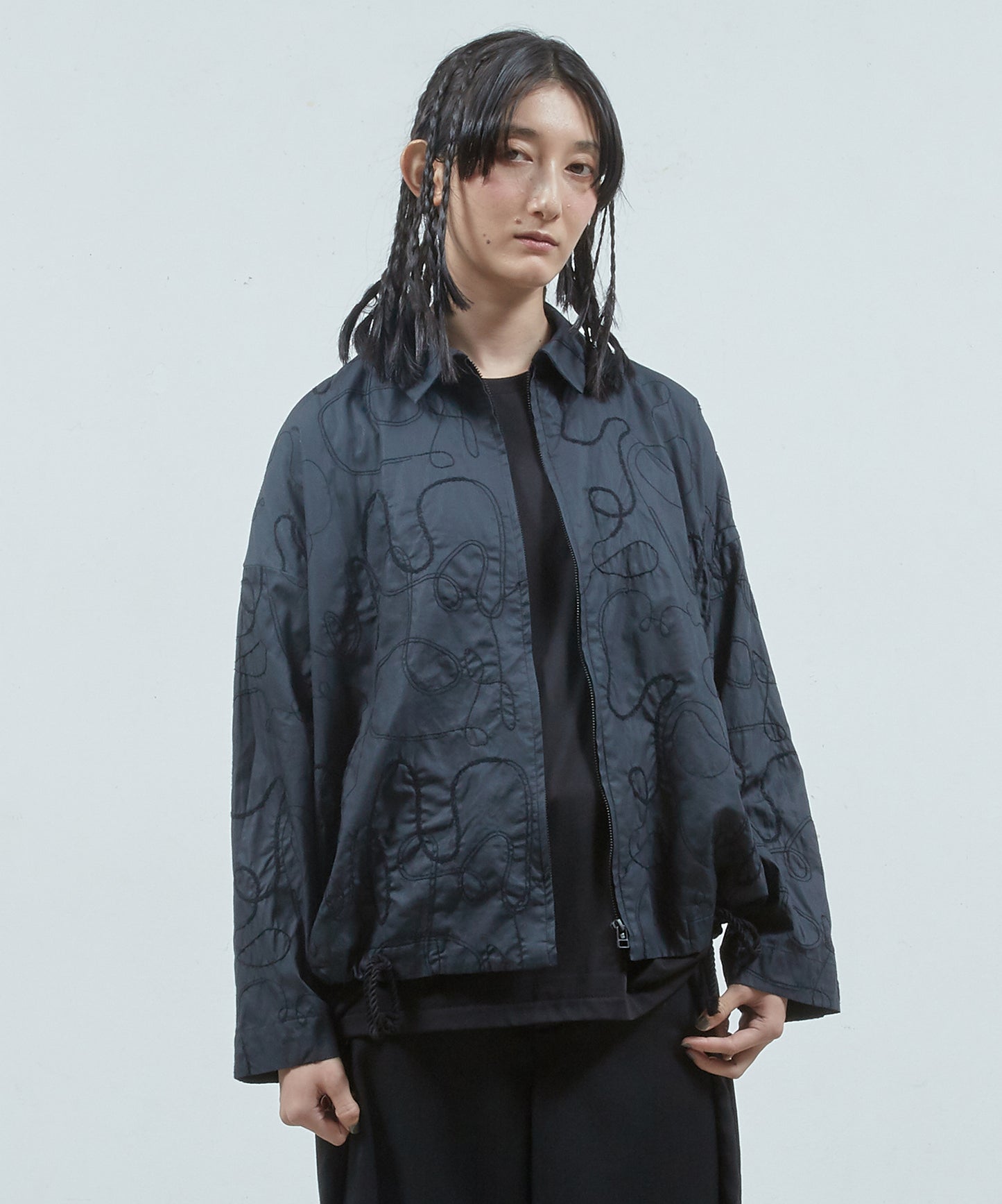 ラフステッチZipアップBL