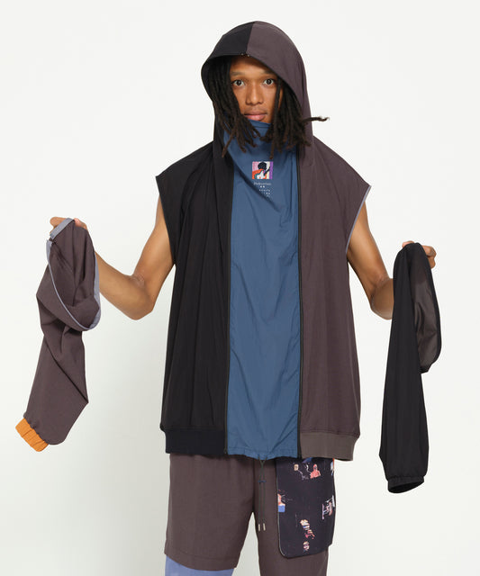 MELTING COLOR  3WAY HOODIE JACKET