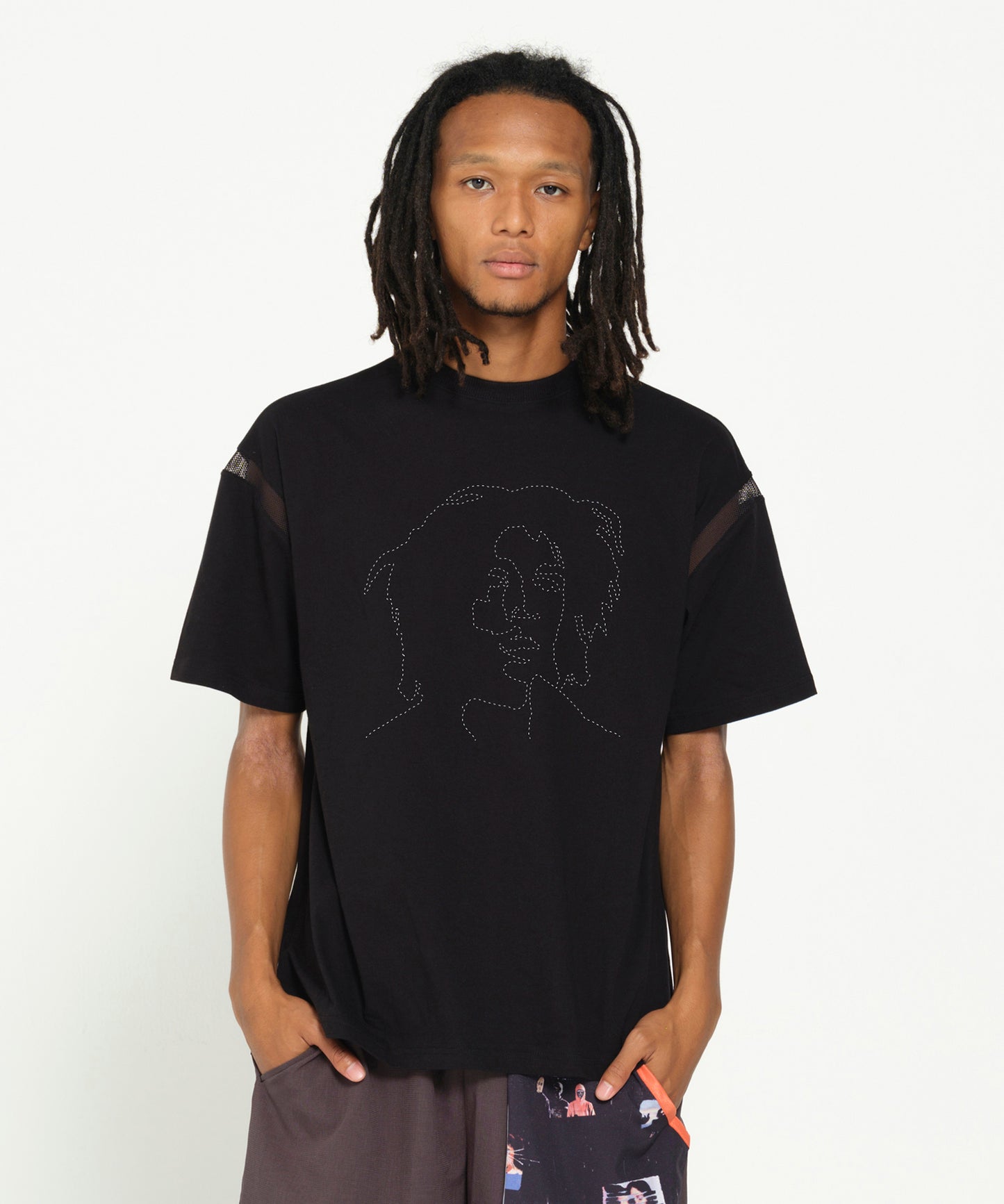 ONE-LOVE EMBROI SAMUE T-SHIRT