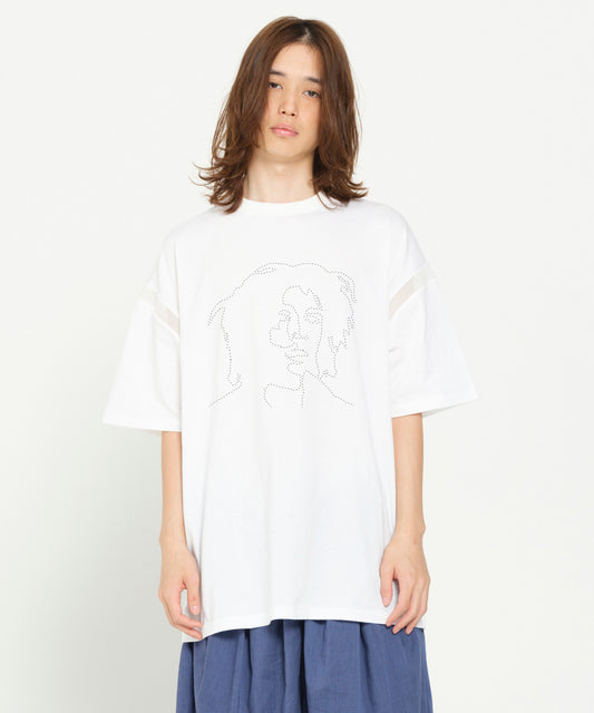 ONE-LOVE EMBROI SAMUE T-SHIRT
