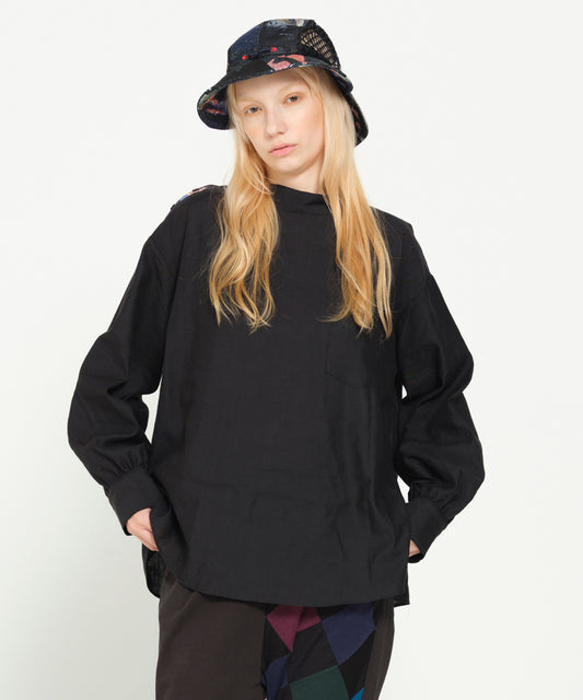 PEDESTRIAN STAND COLLAR SHIRT