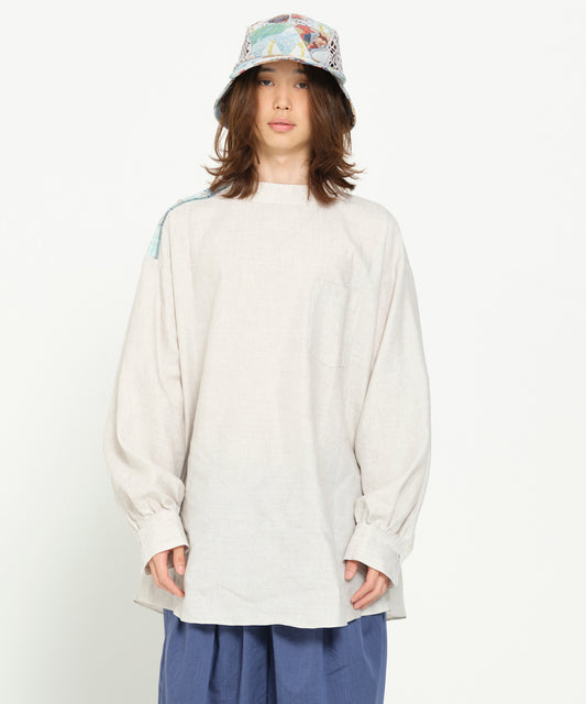 PEDESTRIAN STAND COLLAR SHIRT