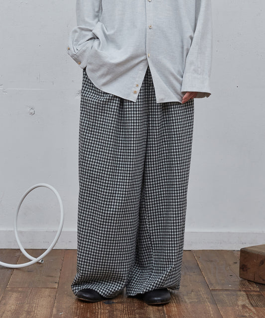 縮絨ウールワイドPT