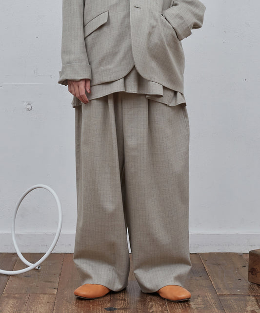 よそいきシンプル2タックワイドPT