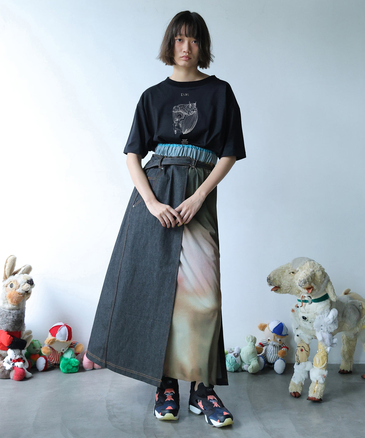 WRAP JEANS APRON