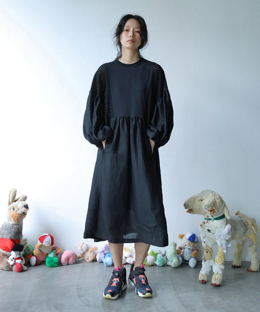 MIXTURE MEMORY DRESS　PLAIN