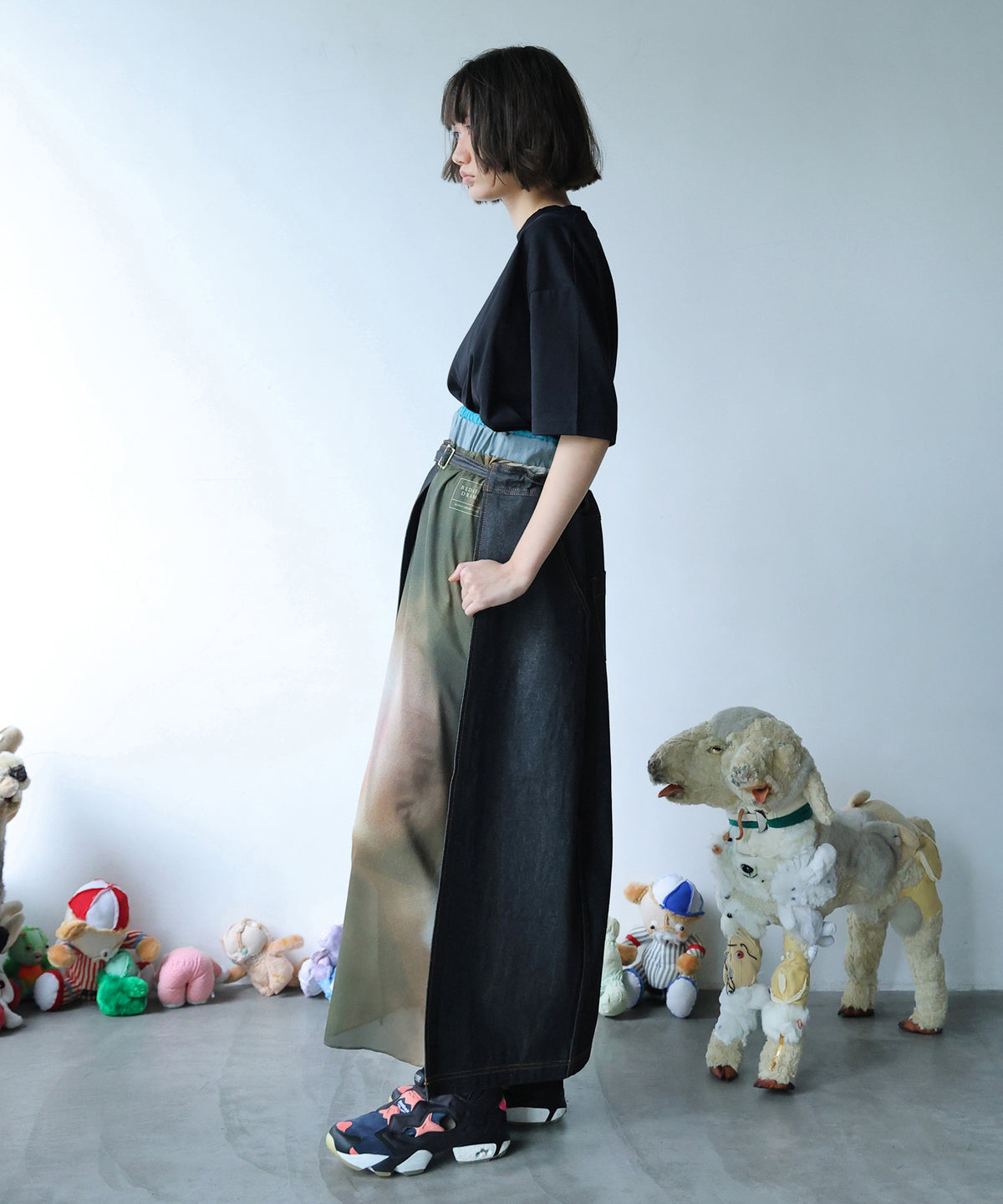 WRAP JEANS APRON