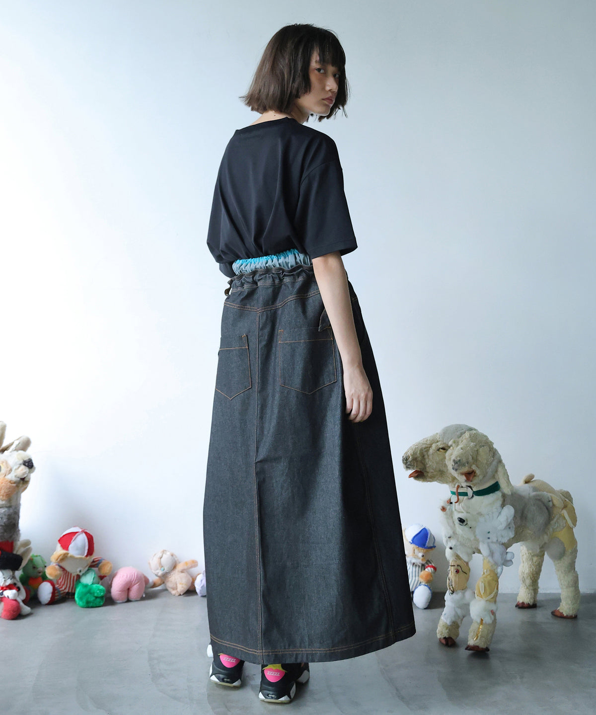 WRAP JEANS APRON