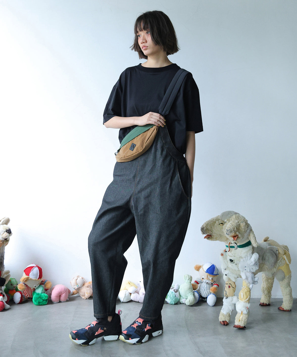 ONE-STRAP BAG SALOPETTE
