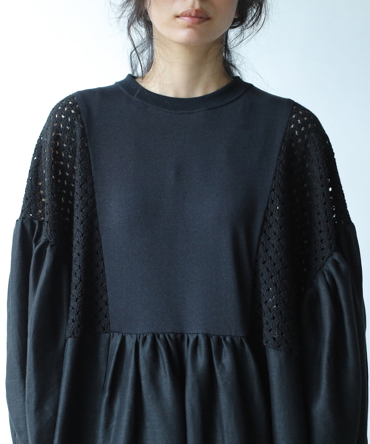 MIXTURE MEMORY DRESS　PLAIN
