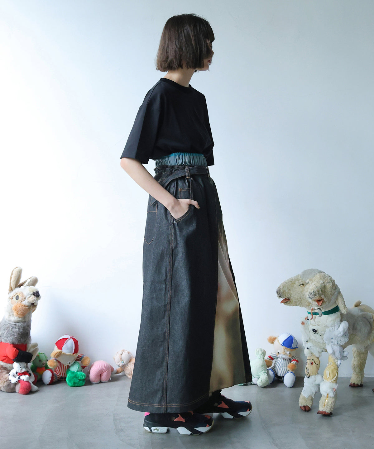 WRAP JEANS APRON