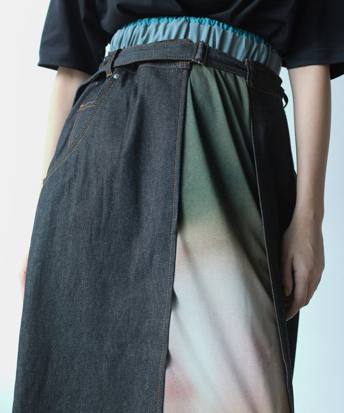 WRAP JEANS APRON