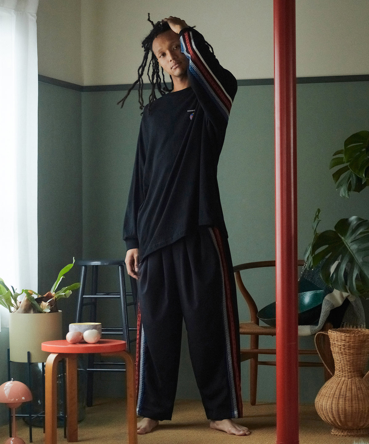 HANDMADE TAPE LINE PANTS