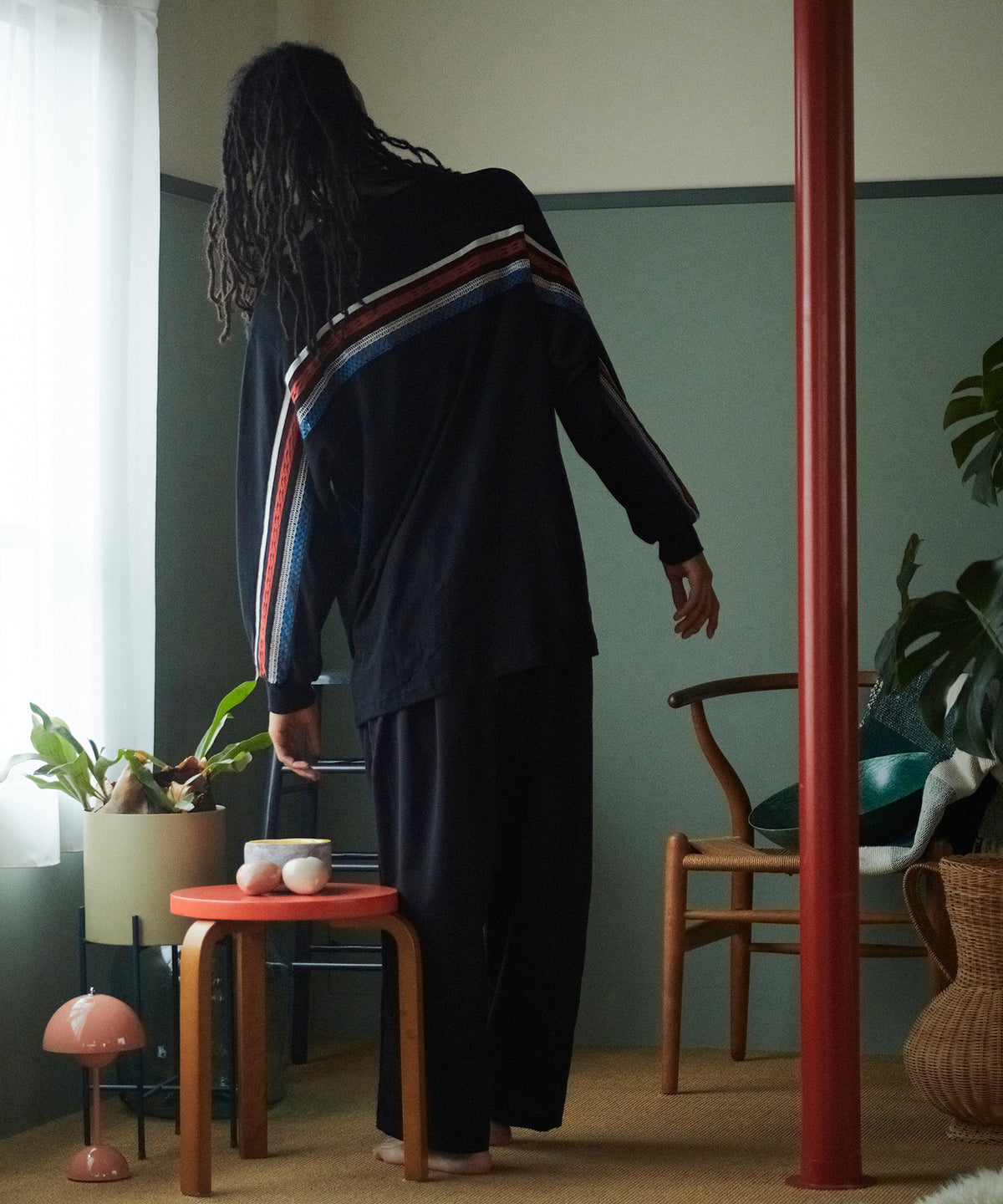 HANDMADE TAPE LINE PANTS