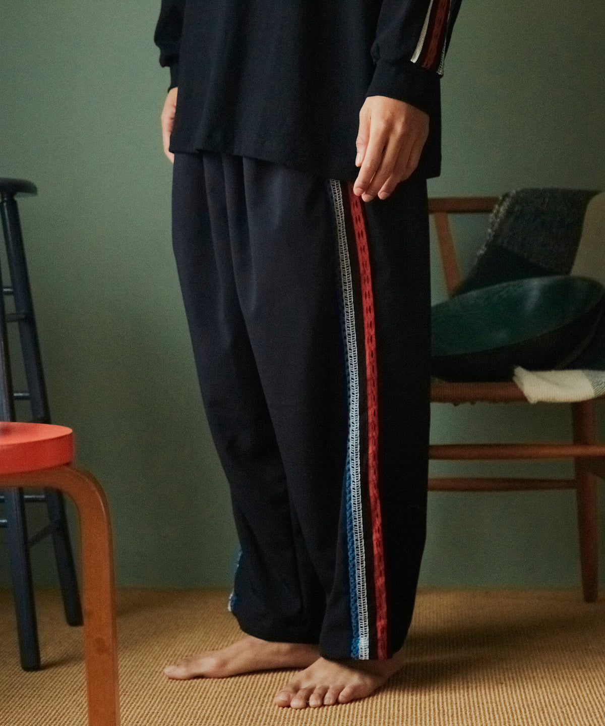 HANDMADE TAPE LINE PANTS