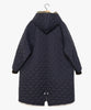 Quilt Layer Hoodie Coat