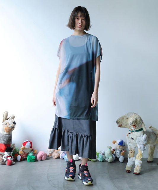 DIM PRINT DRESS