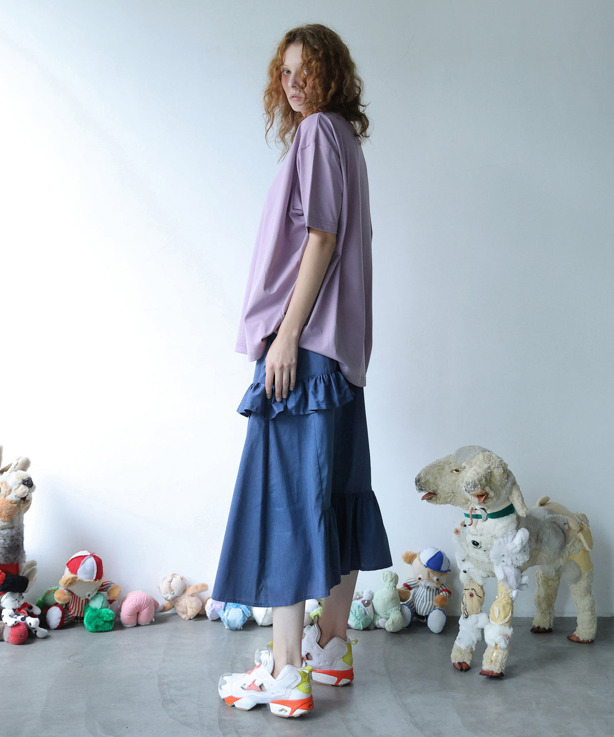 ASYMMETRICAL SHIRT SKIRT