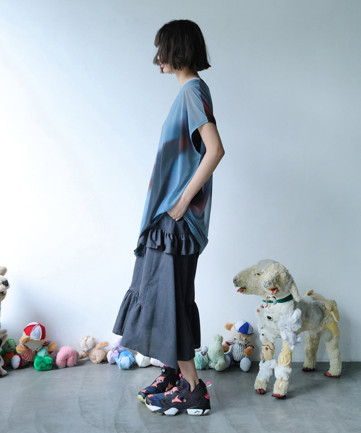 DIM PRINT DRESS