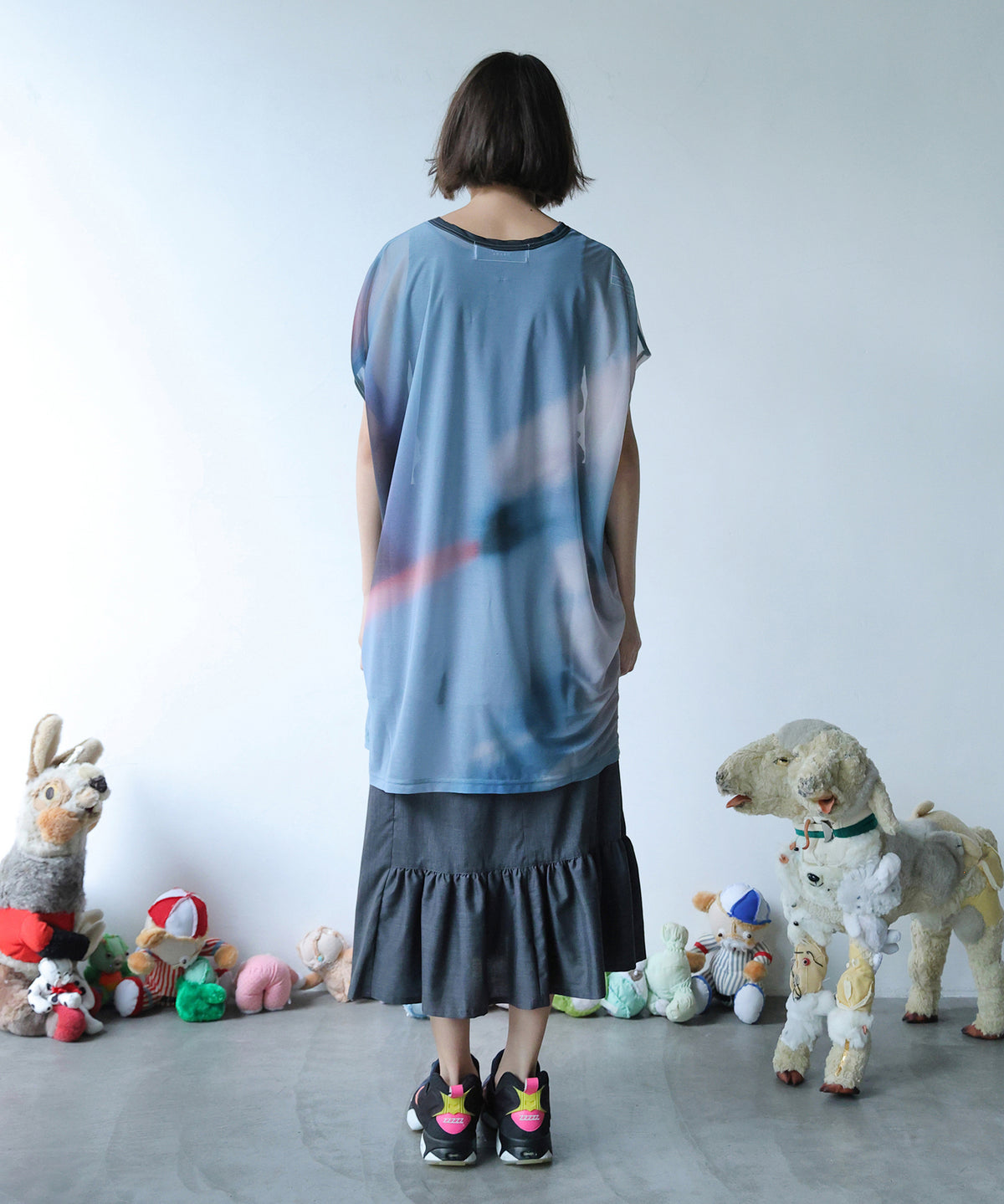 DIM PRINT DRESS