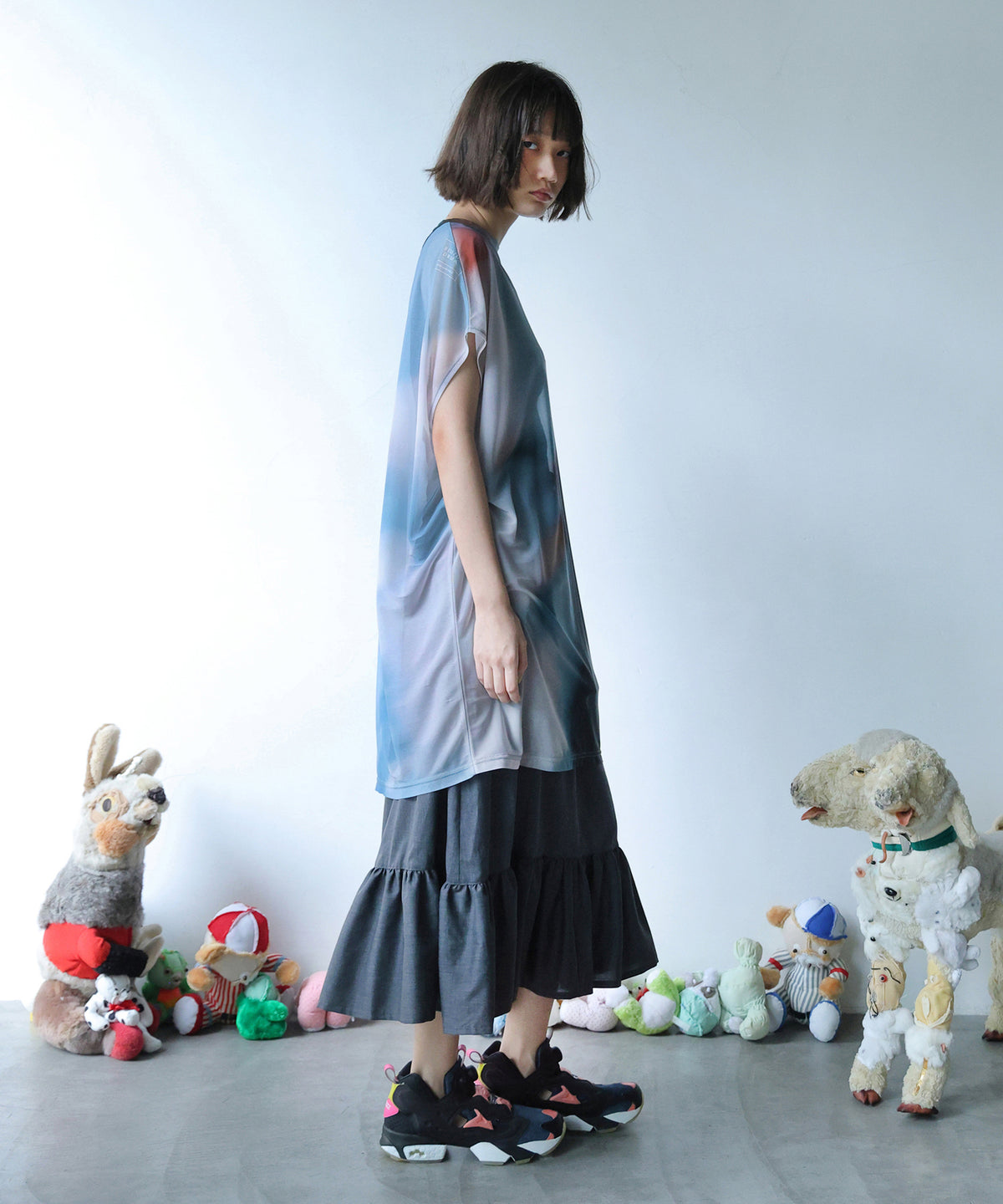 DIM PRINT DRESS