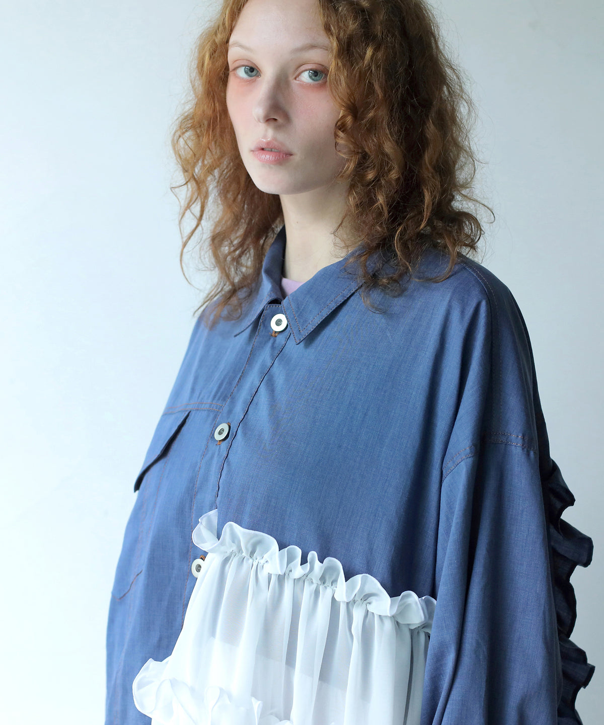 ASYMMETRICAL SHIRT JACKET