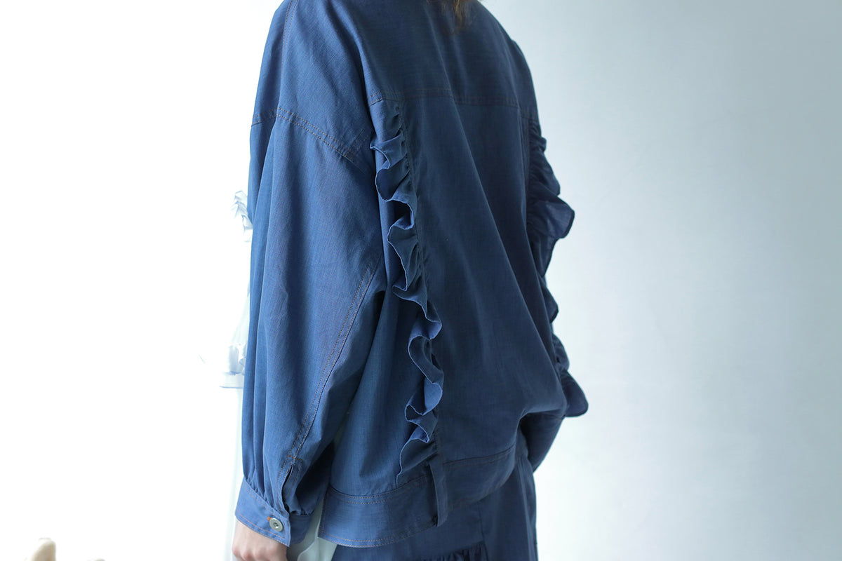 ASYMMETRICAL SHIRT JACKET
