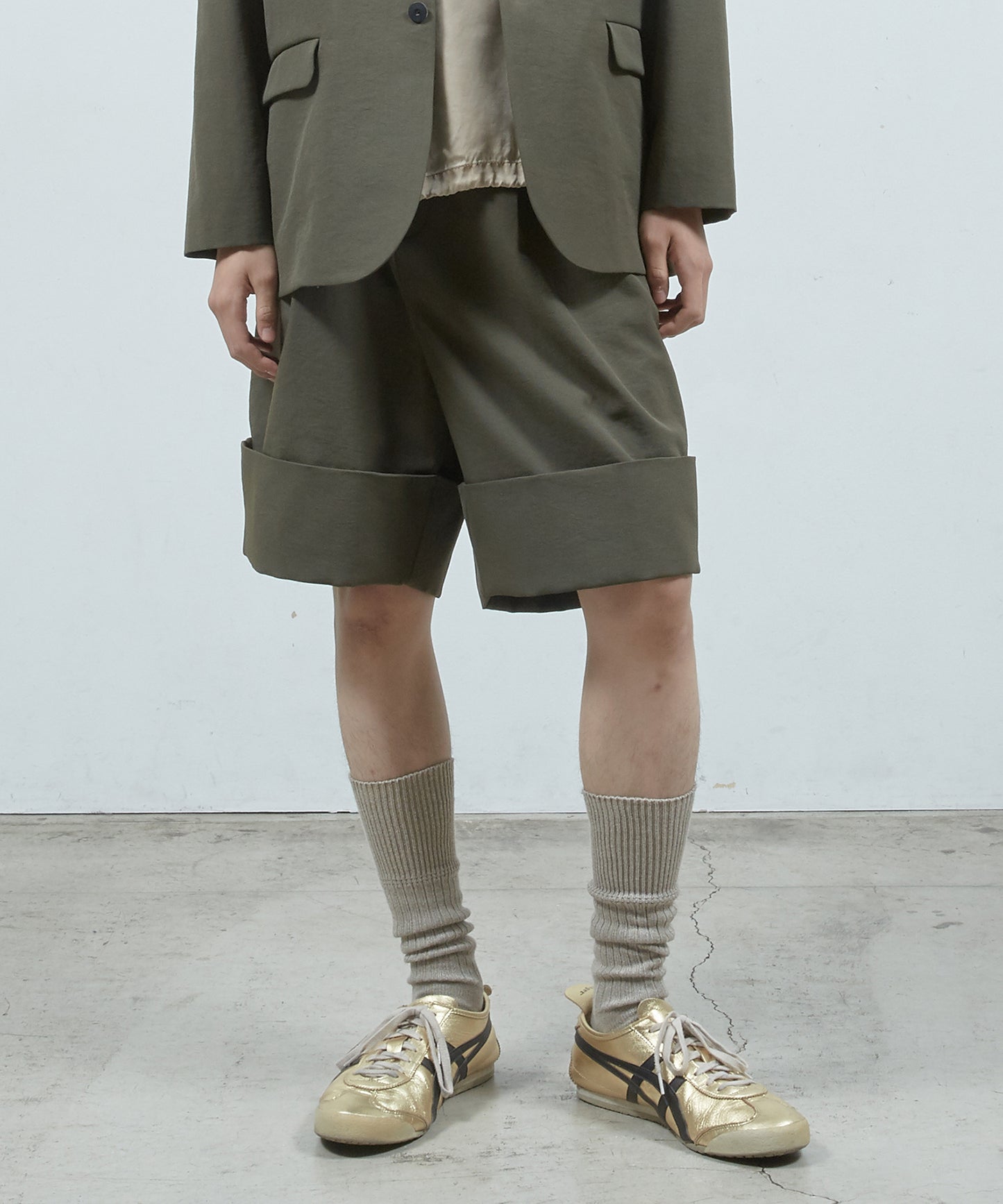 ドライポリダブルヘムショ ートPT　