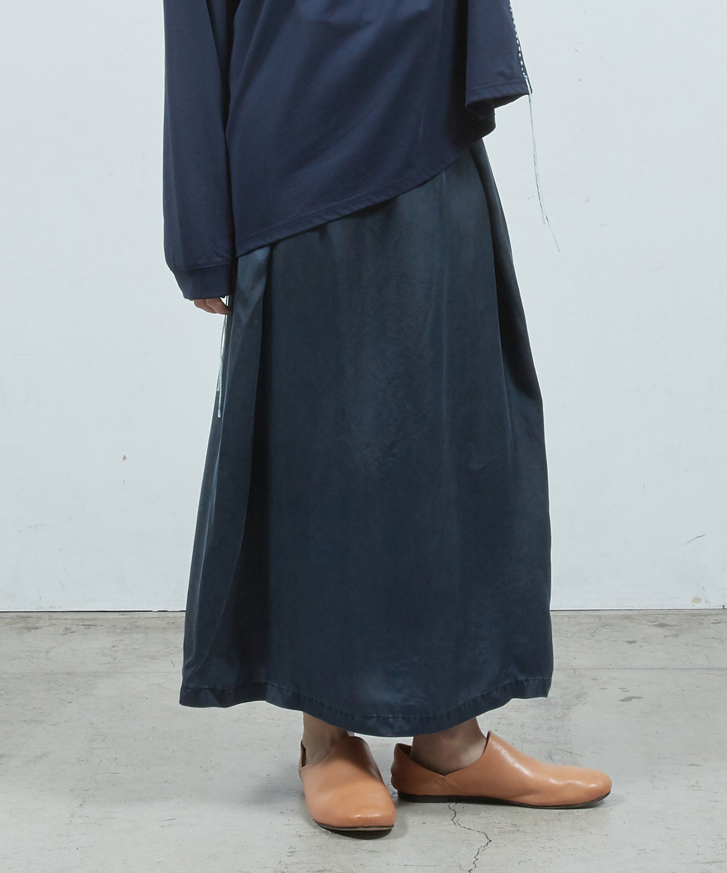 ピグメントBioキュプラフ ォールドスカート