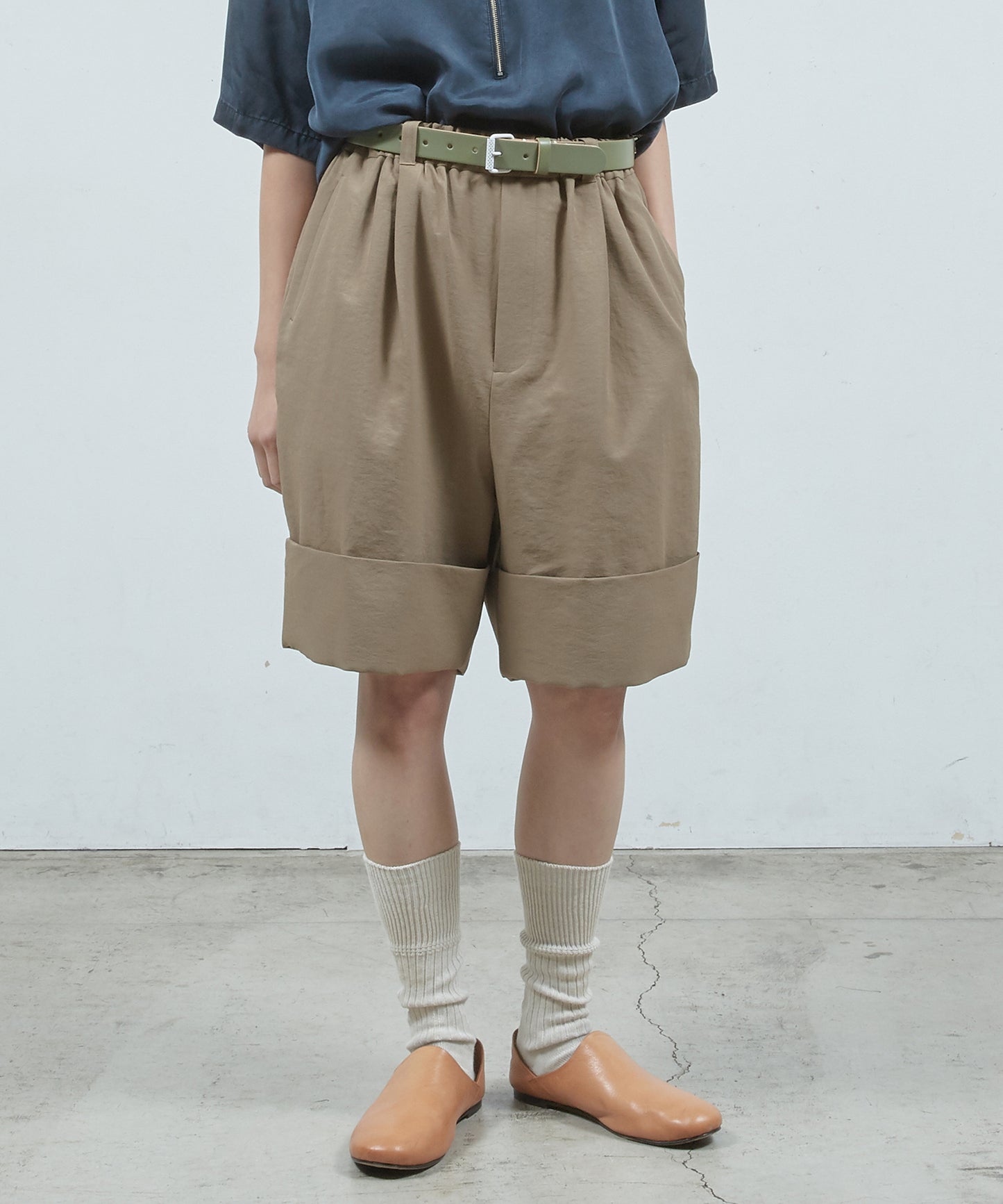 ドライポリダブルヘムショ ートPT　