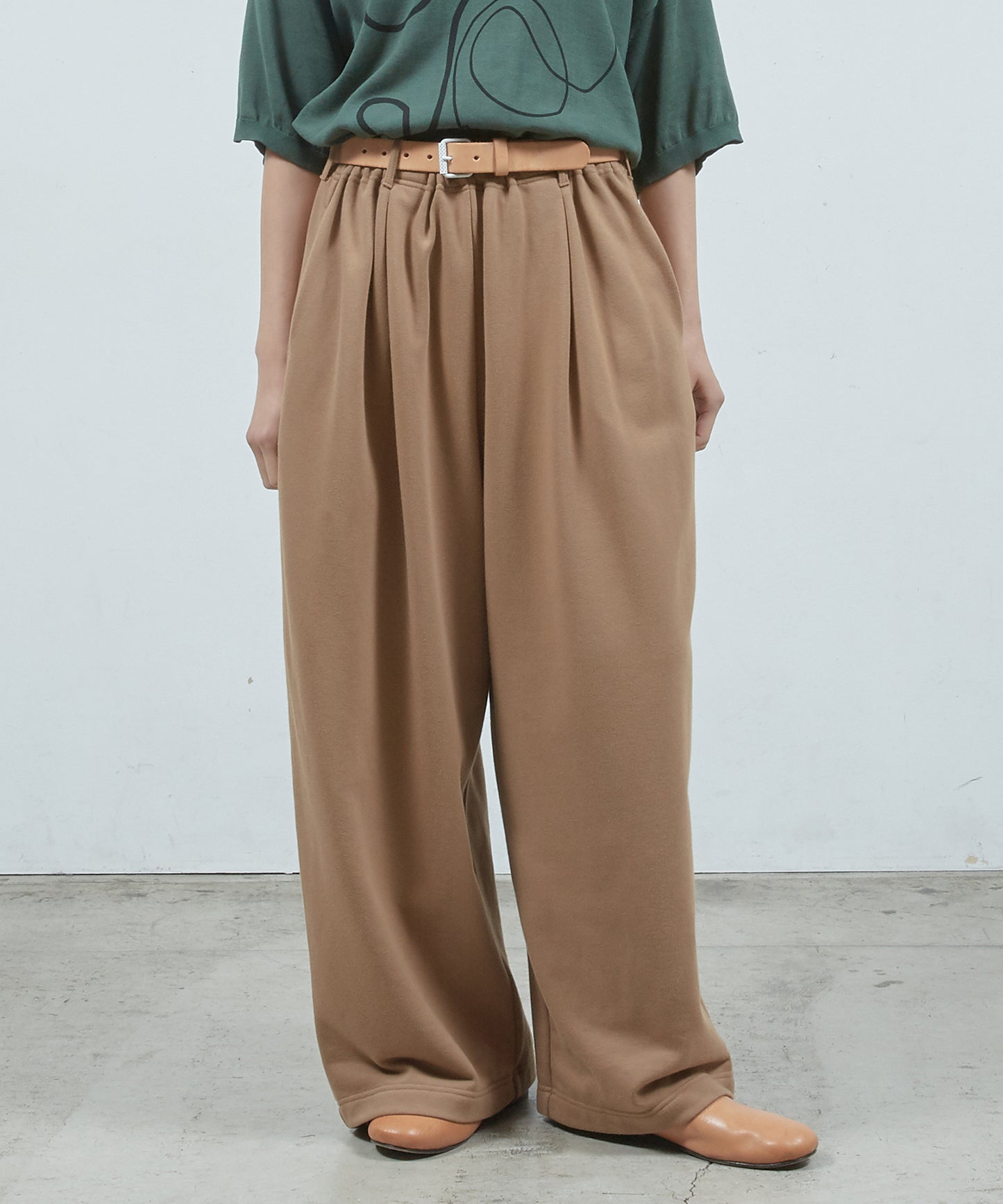 ワンタックSWパンツ