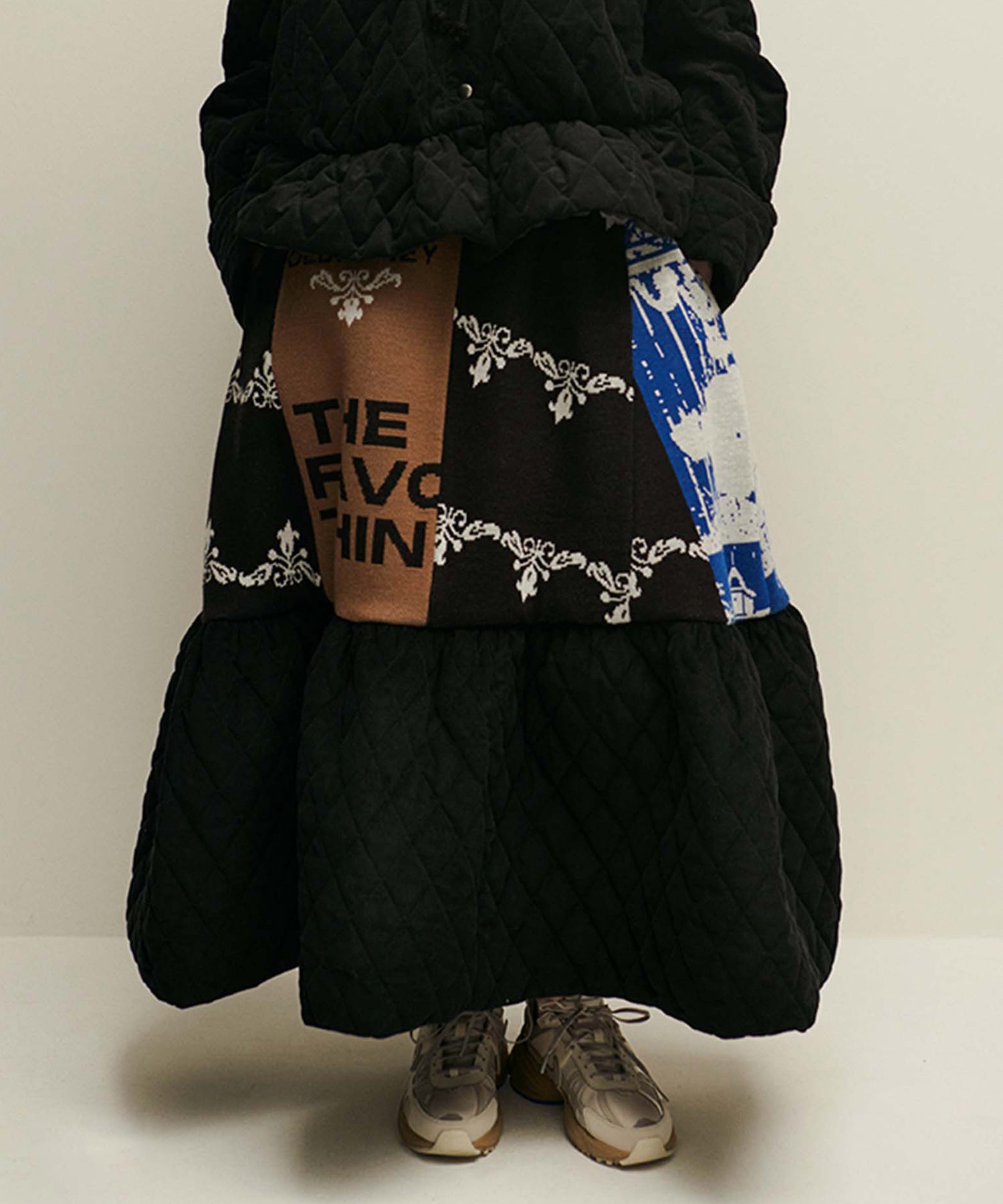 AND Garter mini skirt