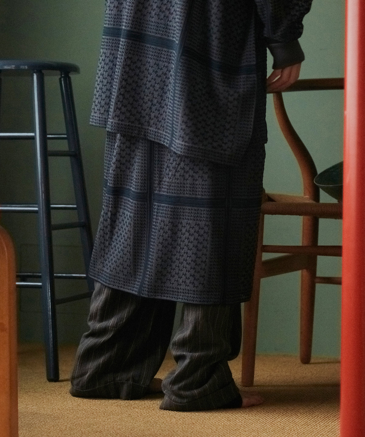 SHEMAGH LACE WIDE PANTS