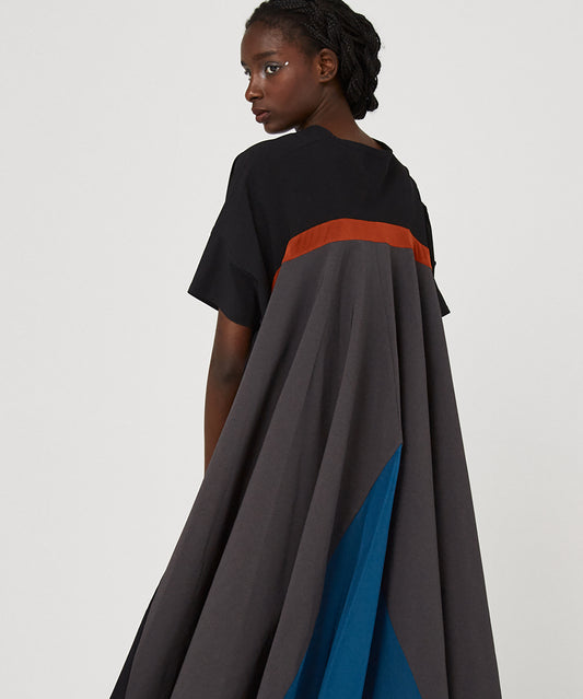Draped Maxi Tee Dress