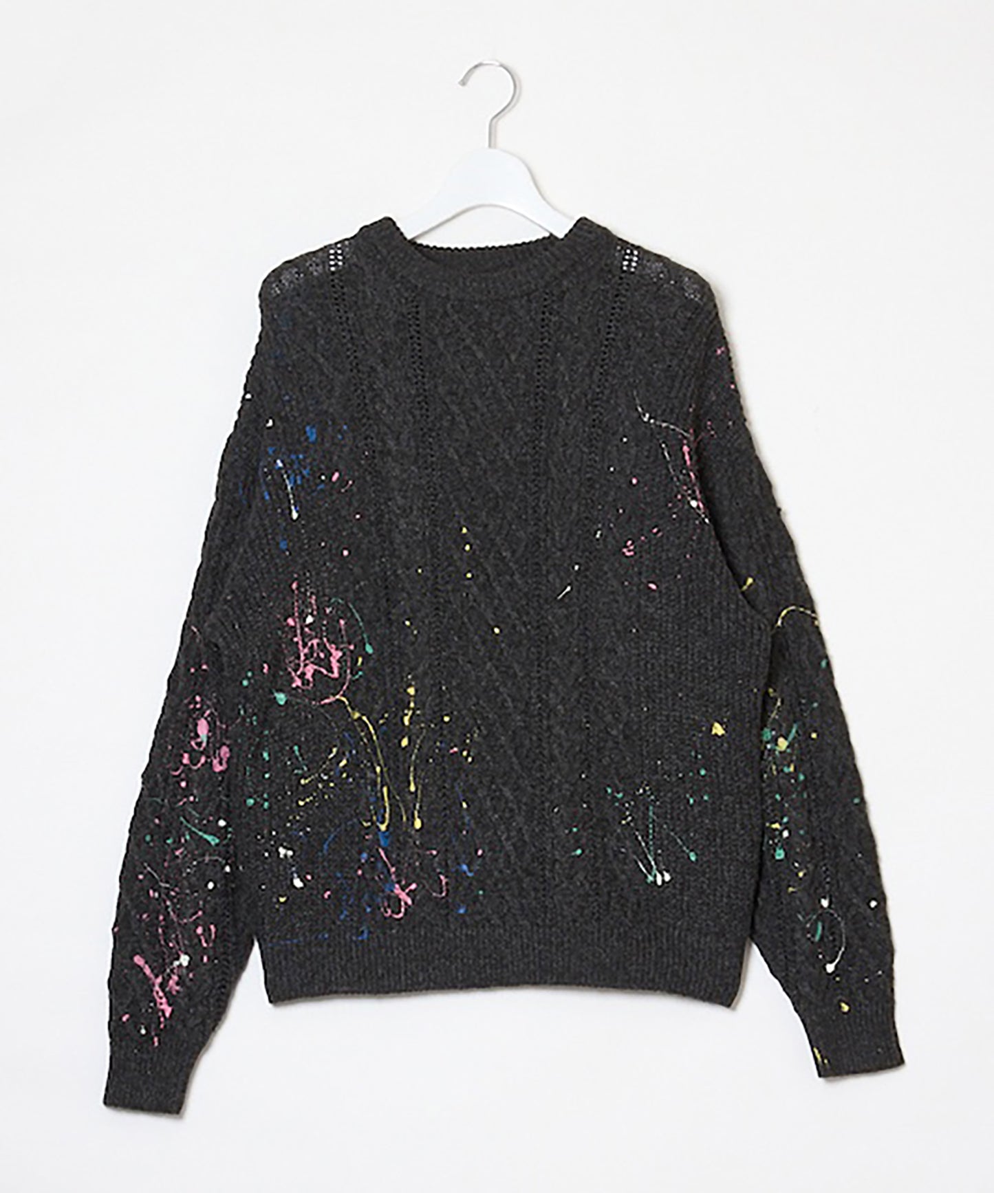 CABLE PAINT KNIT