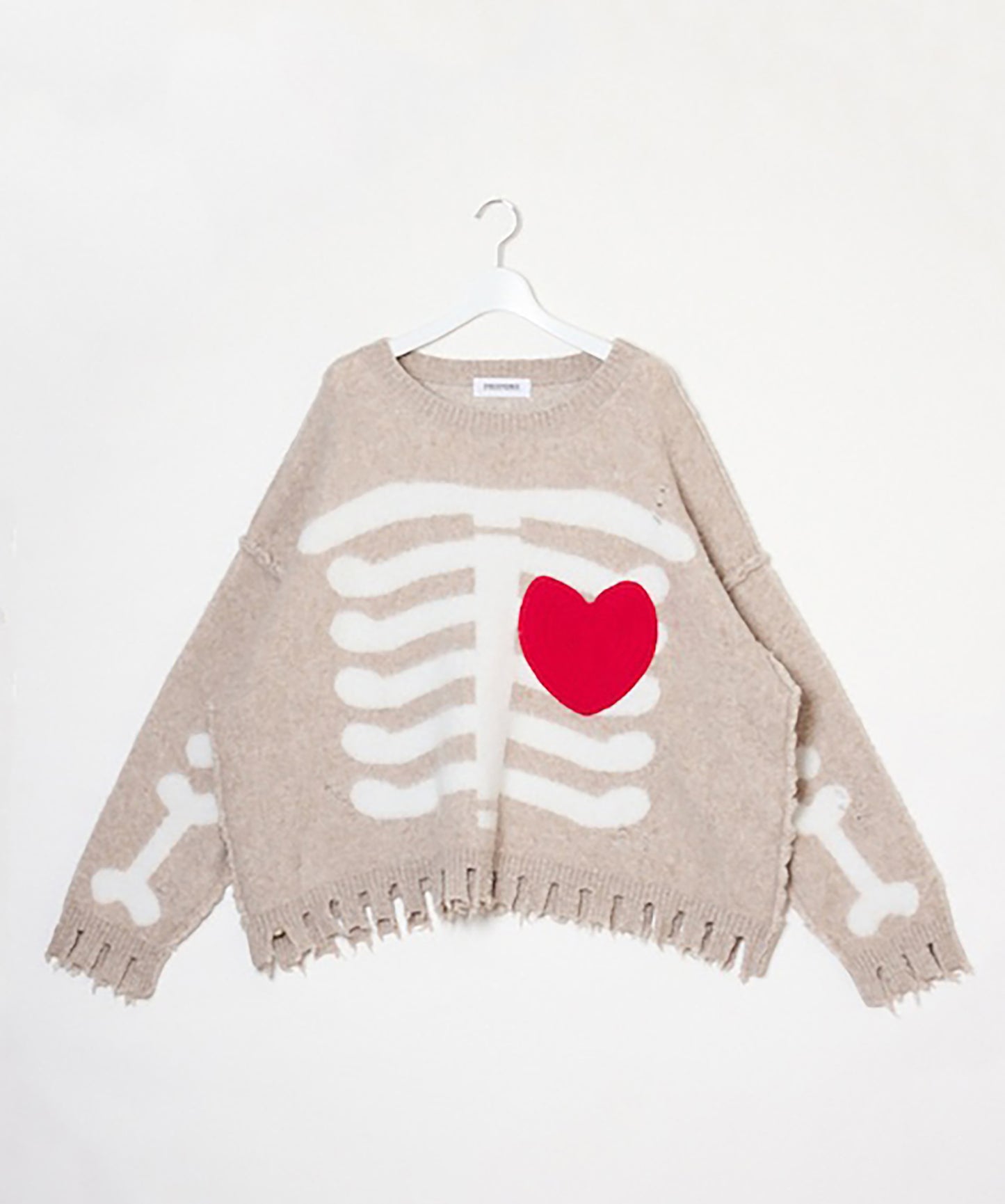 MOHAIR HEART&BONE KNIT