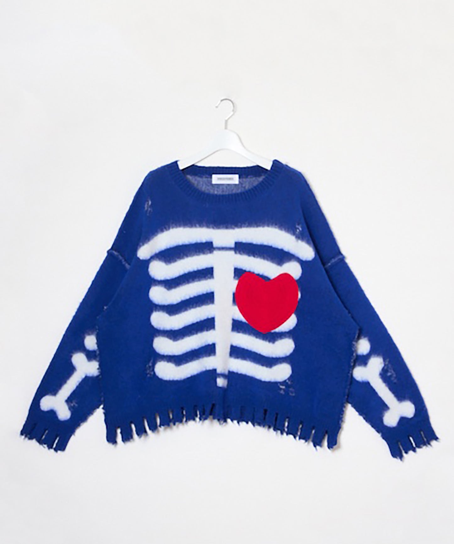 MOHAIR HEART&BONE KNIT