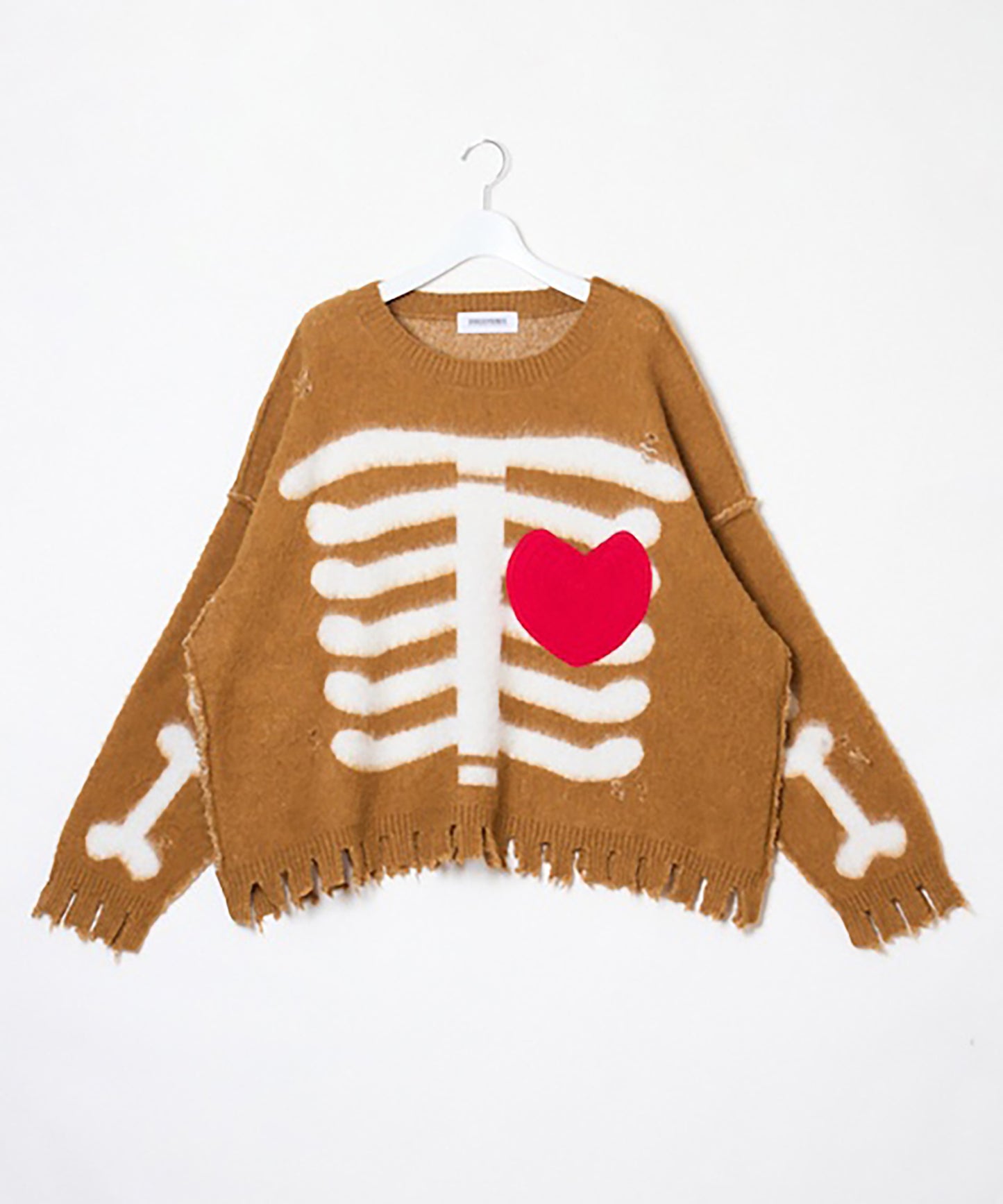 MOHAIR HEART&BONE KNIT