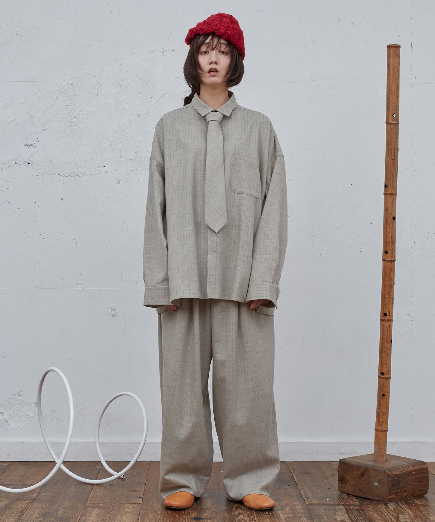 よそいきワイドBOXシャツ
