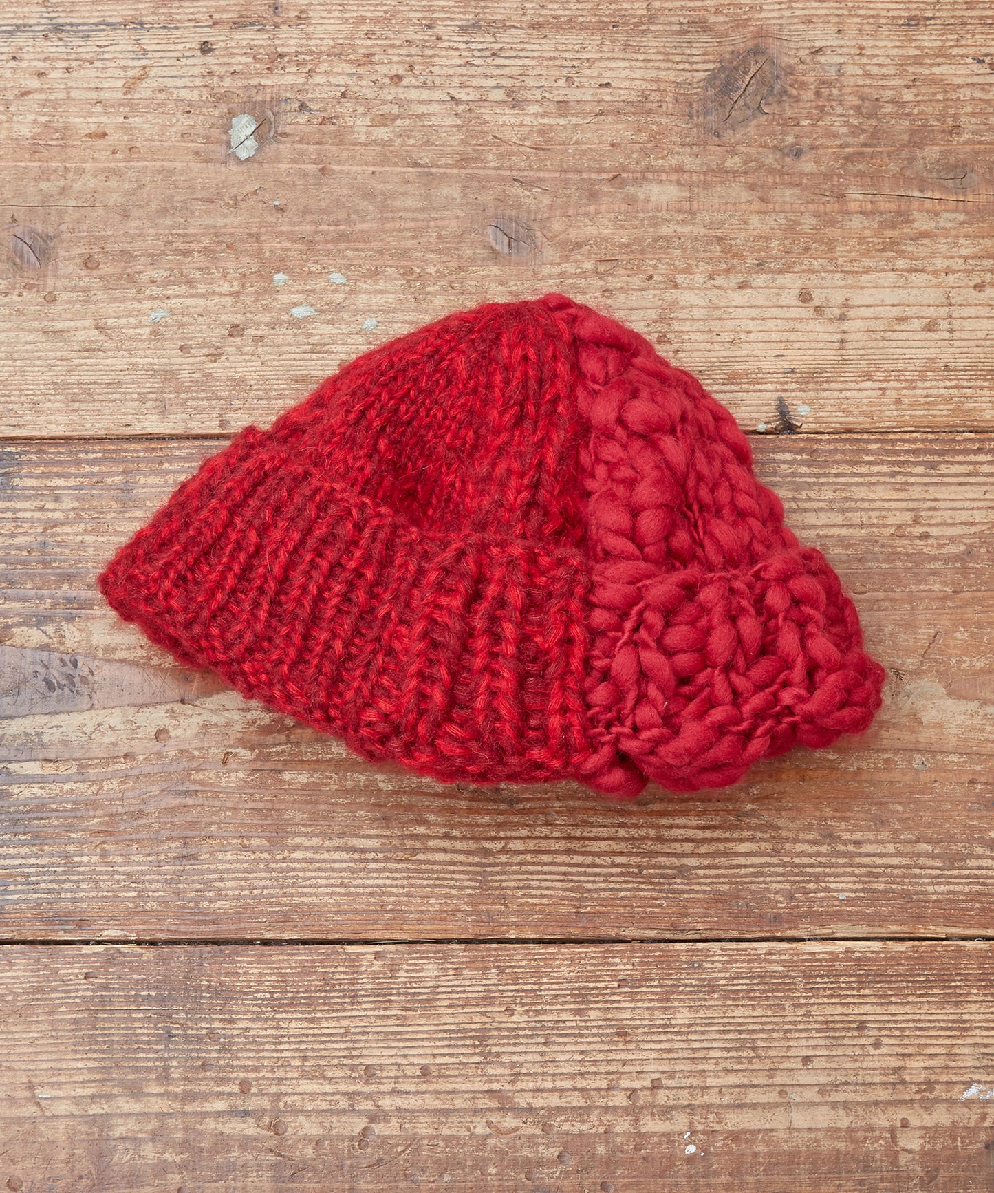 ハンドニットグラデーションCAP