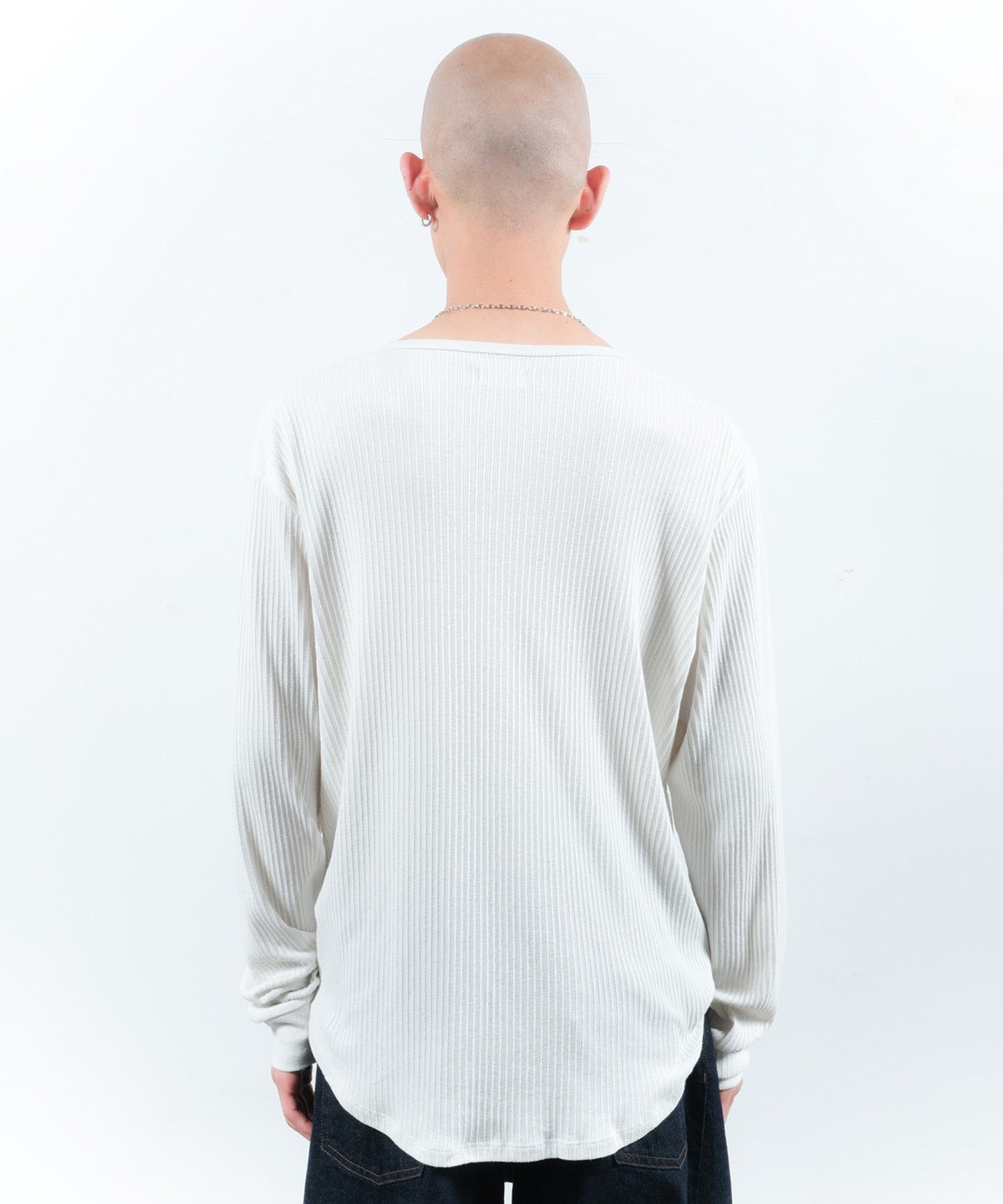 VINTAGE LIGHT RIB HENRY NECK L/S – ANLIO（アンリオ）